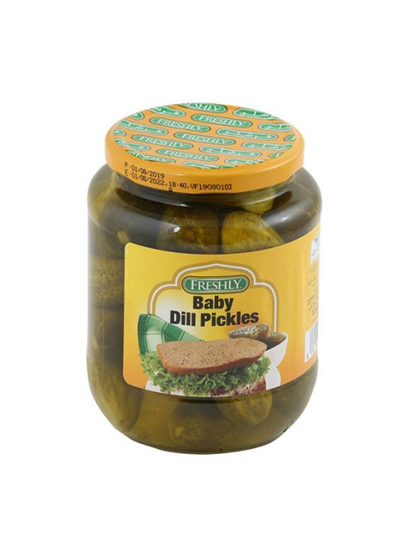11000464 Freshly Baby Dill Pickles - Box Of 12 Pieces - 740 G - Image 1