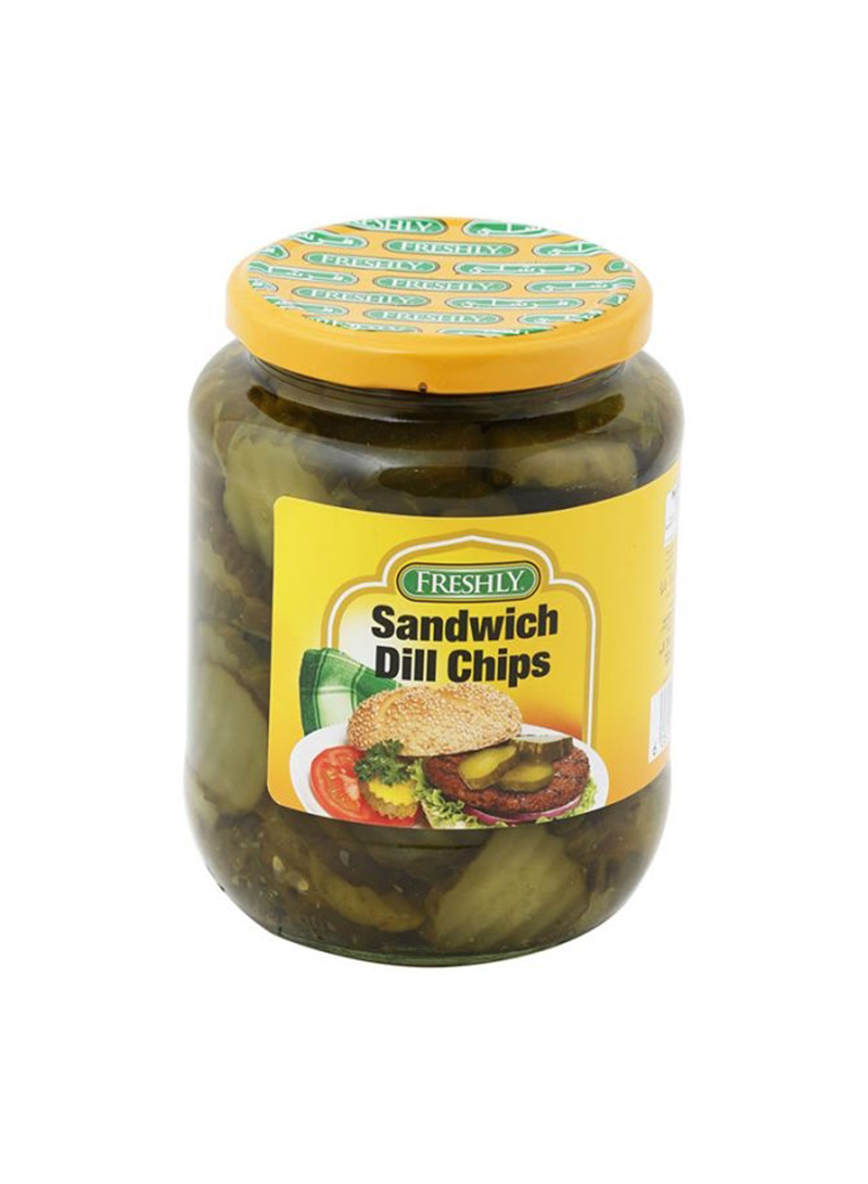 11000470 Freshly Sandwich Dill Chips - Box Of 12 Pieces - 740 G - Image 1