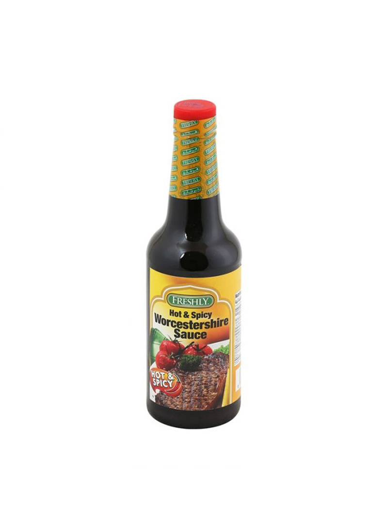 11000503 Freshly Worcestershire Sauce Spicy - Box Of 12 Pieces - 10 Oz - Image 1