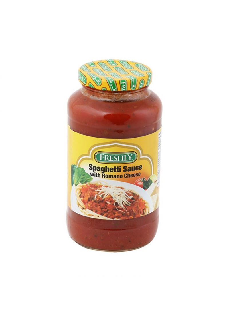 11000563 Freshly Spaghetti Sauce With Romano Cheese - Box Of 12 Pieces - 24 Oz - Image 1