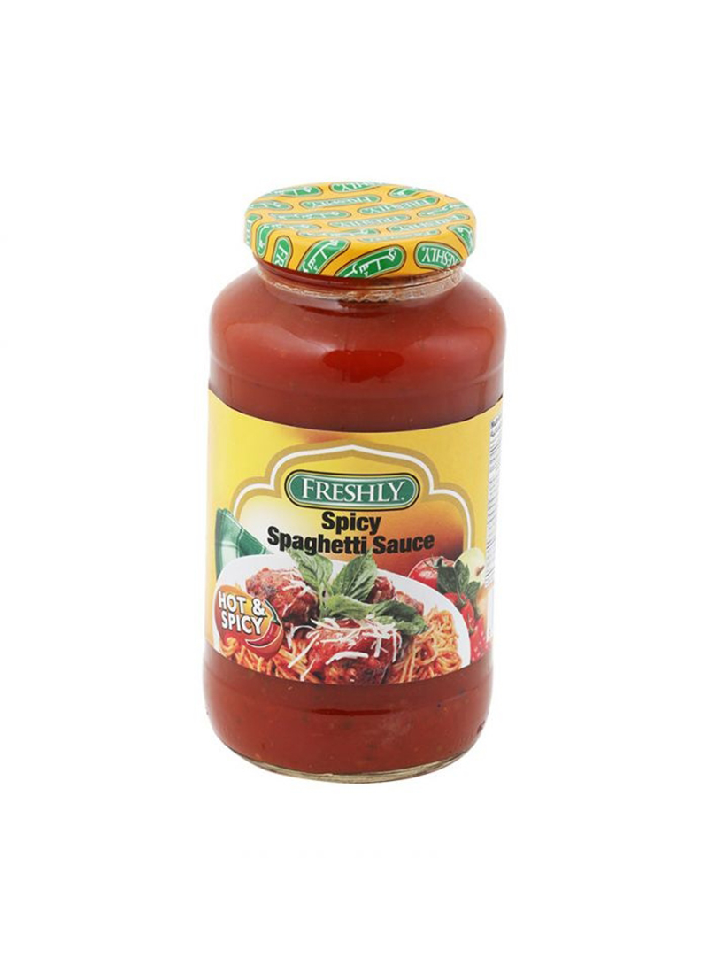 11000564 Freshly Spaghetti Sauce Spicy - Box Of 12 Pieces - 24 Oz - Image 1