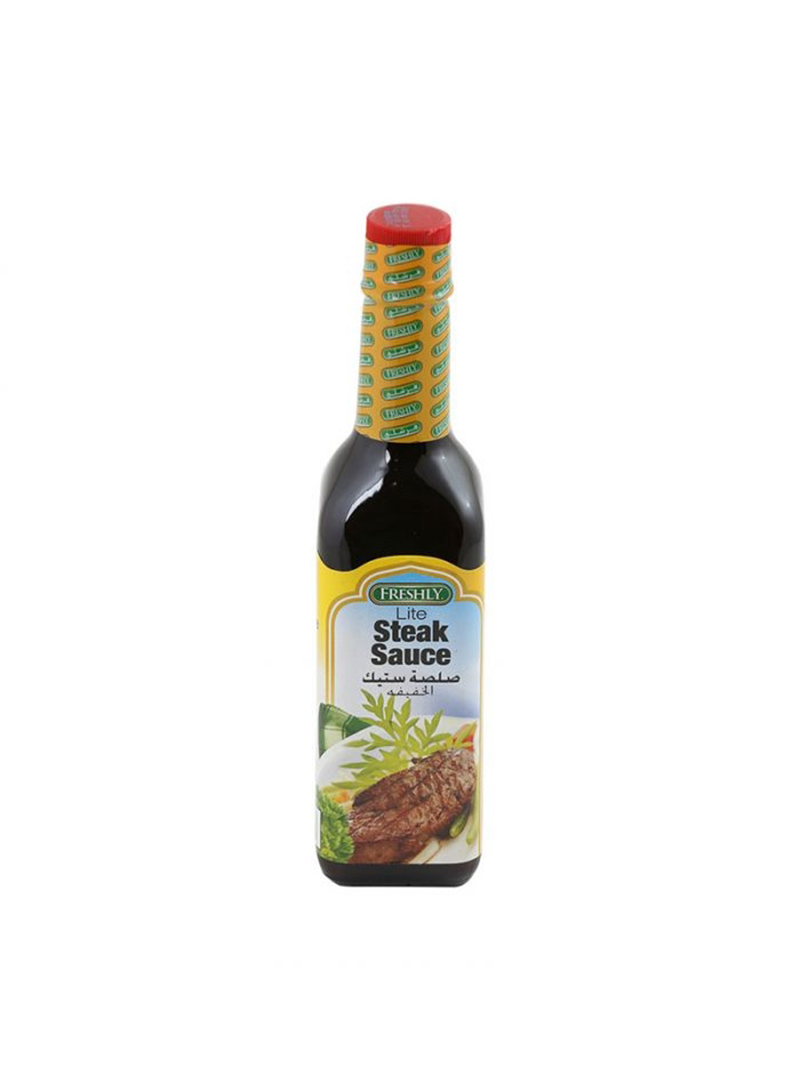 11000573 Freshly Steak Sauce Lite - Box Of 12 Pieces - 10 Oz - Image 1