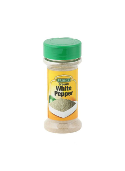 Freshly Spices Pepper White Ground - Box Of 12 Pieces - 3 Oz