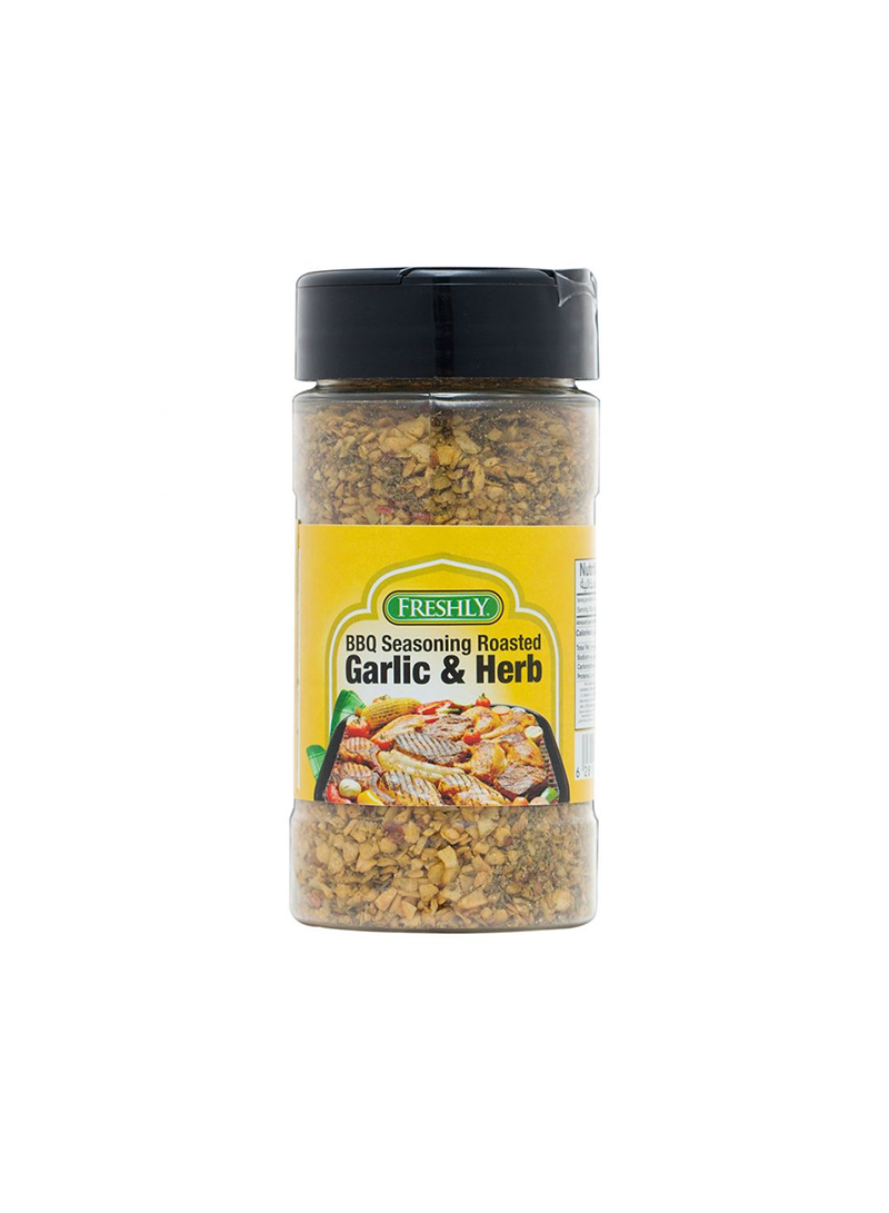 11000702 Freshly Bbq Seasoning Roasted Garlic & Herb - Box Of 12 Pieces - 5.5 Oz - Image 1