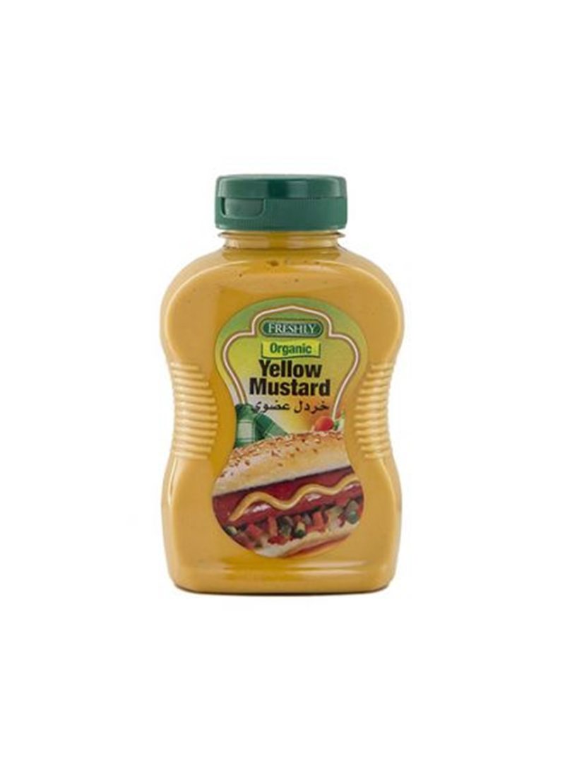 11000720 Freshly Organic Yellow Mustard - Box Of 12 Pieces - 9 Oz - Image 1